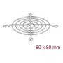 Ventilatora aizsargrežģis DELOCK 67306 — metāla 75,5 × 75,5 mm datora dzesēšanas ventilatoriem