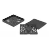 Ventilatora aizsargrežģis DELOCK 67311, ABS, melns, 87×87 mm, montāžas atveru raksts 71,5×71,5 mm