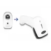 Rokas svītrkodu skeneris DeLOCK 90587 1D 2D bezvadu Bluetooth USB balts