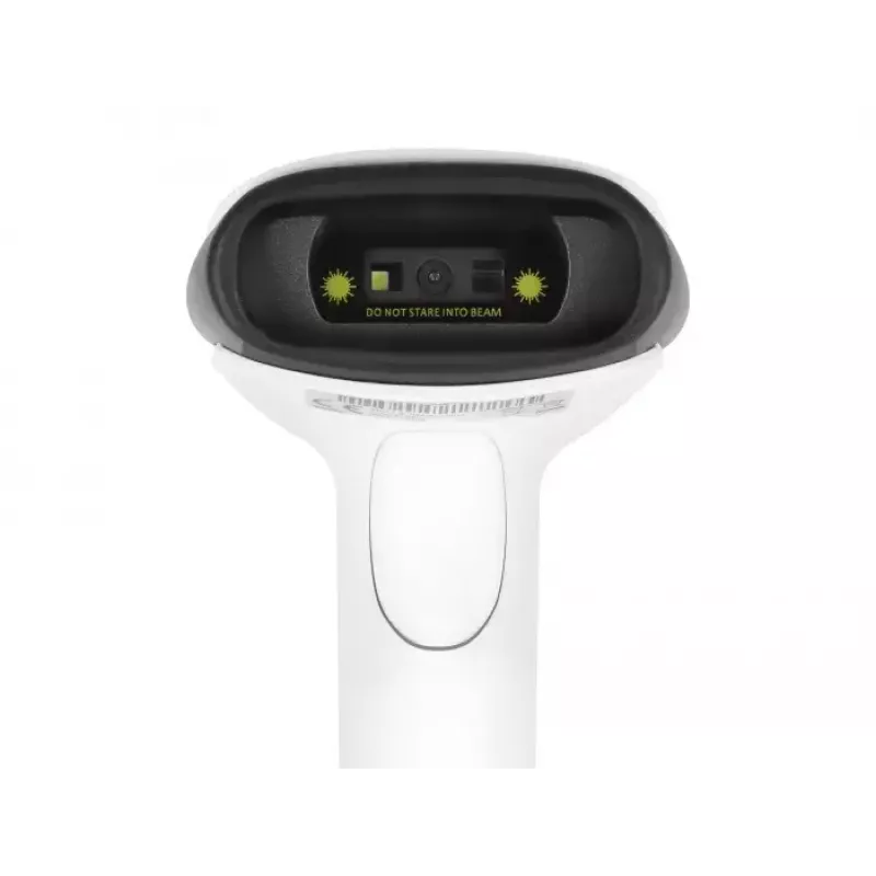 Rokas svītrkodu skeneris DeLOCK 90587 1D 2D bezvadu Bluetooth USB balts