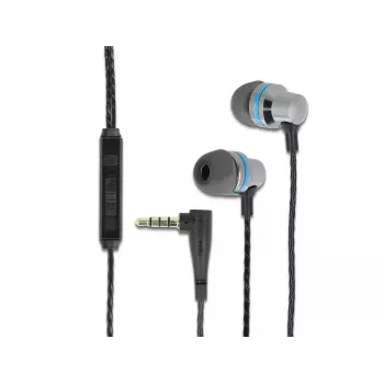 Headset DeLOCK 27183 Ievietojamās austiņas 3.5 mm ligzda Mikrofons Skaļuma regulēšana