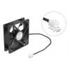 DELOCK datora korpusa ventilators 92 mm 5 V līdzstrāva lodīšu gultnis 1,02 m³/h melns (modelis 67291)