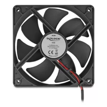 DELOCK 67292 Computer Case Fan 120 mm Melns, Ball Bearing, 5 V DC, Gaisa plūsma 1.73 m³/h