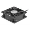 Datora korpusa ventilators DELOCK 67296 — 80 mm, lodīšu gultnis, 0,97 m³/h, melns