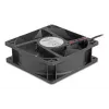 Ventilators DELOCK 67298 120 mm Melns 12 cm Lodīšu gultnis 12 V DC 3,53 m³/h