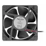 Ventilators DELOCK 67298 120 mm Melns 12 cm Lodīšu gultnis 12 V DC 3,53 m³/h
