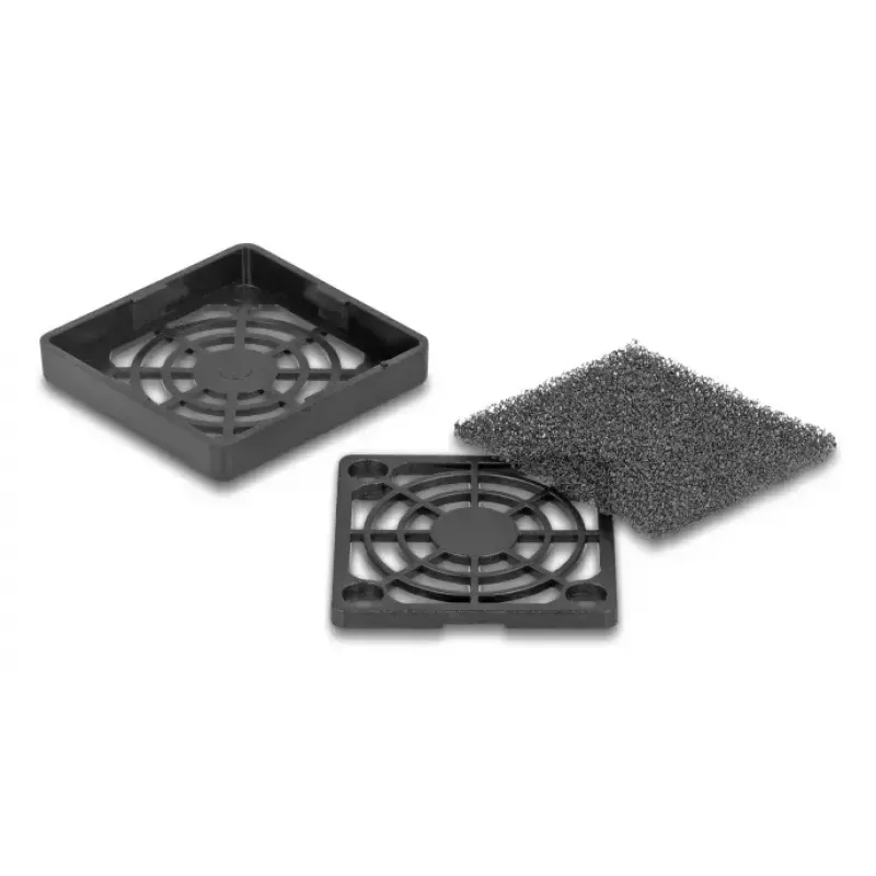 Ventilatora aizsargrežģis DeLOCK 67309 ABS Melns 43.5mm 32x32mm