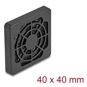 Ventilatora aizsargrežģis DeLOCK 67309 ABS Melns 43.5mm 32x32mm