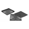 Ventilatora restota DELOCK 67313, ABS melna, 125×125 mm, montāžas atstatums 105×105 mm