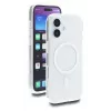 DELOCK aizsargapvalks iPhone 17 — vāciņš, MagSafe saderīgs, caurspīdīgi balts, piemērots līdz 16 cm (6,3 collu) ekrānam