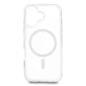 DELOCK aizsargapvalks iPhone 17 — vāciņš, MagSafe saderīgs, caurspīdīgi balts, piemērots līdz 16 cm (6,3 collu) ekrānam