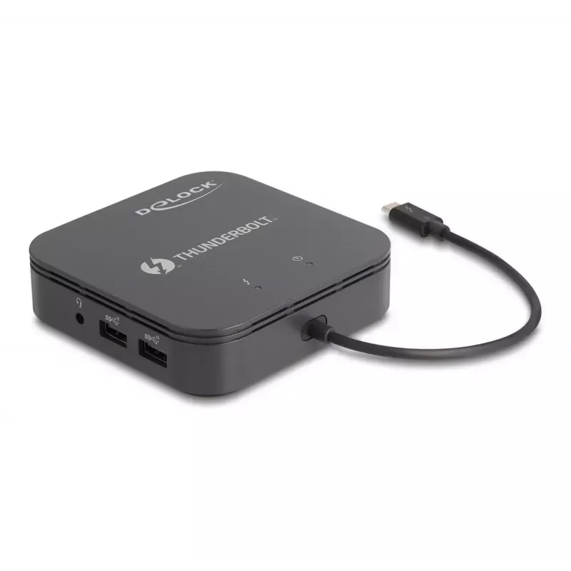 DeLOCK Thunderbolt 3 Mini dokstacija 8K DisplayPort HDMI USB LAN Audio PD 3.0