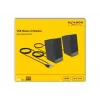 Stereo skaļruņi DELOCK 27001, 2.0, USB barošana