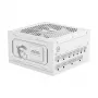 Barošanas bloks MSI MAG A1000GL PCIE5 balta 1000 W ATX 24-pin, 80 PLUS Gold, 135 mm ventilators