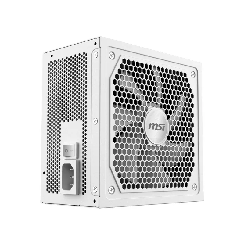 Barošanas bloks MSI MAG A1000GL PCIE5 balta 1000 W ATX 24-pin, 80 PLUS Gold, 135 mm ventilators