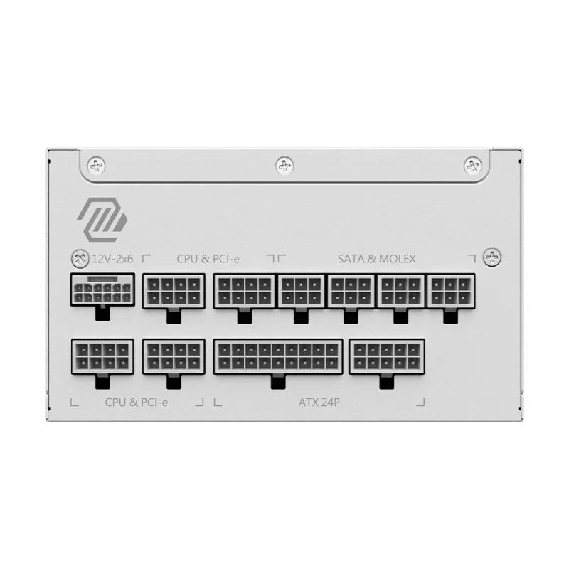 Barošanas bloks MSI MAG A1000GL PCIE5 balta 1000 W ATX 24-pin, 80 PLUS Gold, 135 mm ventilators