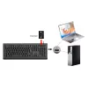 CONCEPTRONIC USB tastatūra ar viedtālruņa karšu lasītāju KAYNE01IT — pilna izmēra 105 taustiņu, itāliešu izkārtojums, vadu, 1,5 m kabelis, melna