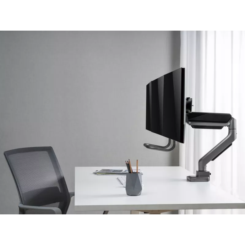 Equip 17 collu-27 collu trīskāršo monitoru galda stiprinājuma kronšteins