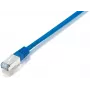 Equip Cat.5e F/UTP komutācijas kabelis, 0,5 m, zils, 0,50 m, Cat5e, F/UTP (FTP), RJ-45, RJ-45, zils