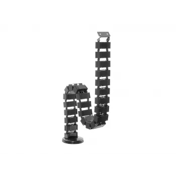 Equip Spine kabeļu organizētājs, melns