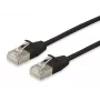Equip Cat.6A F/FTP plānas ielāpu vads 0,15 m melns 10000 Mbit/s