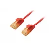 Equip Cat.6A U/UTP plāns komutācijas kabelis 5m Red 10000 Mbit/s