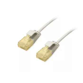 Equip Cat.6A U/UTP plāns komutācijas kabelis 1,0 m pelēks 10000 Mbit/s