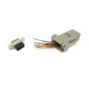 Equip DB9 uz RJ45 adapteris, sieviešu dzimuma pieslēgvieta, sērijveida, pelēks, 72x33x16mm