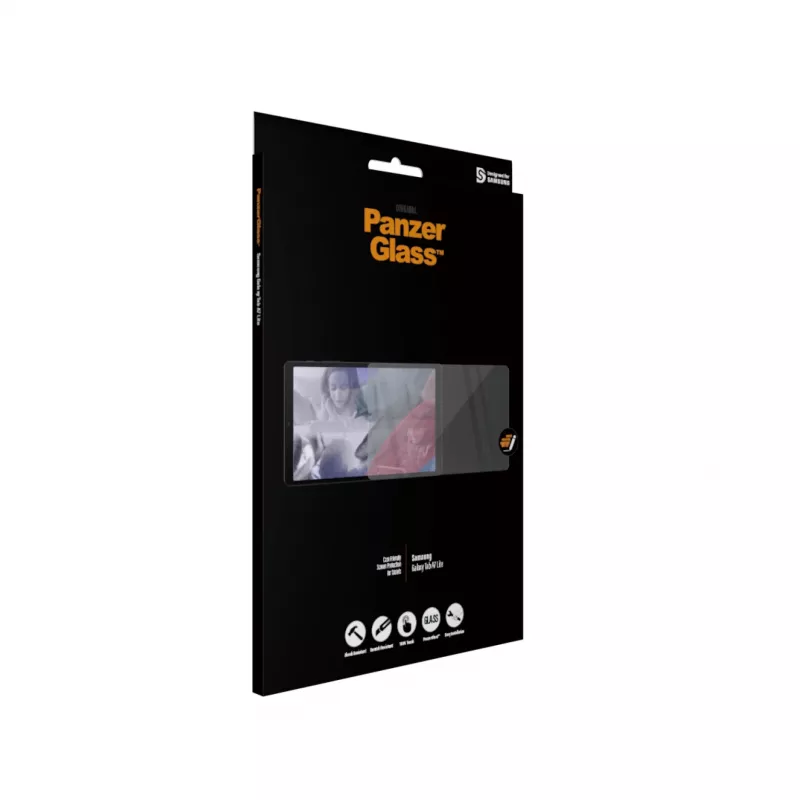 PanzerGlass ® ekrāna aizsargs Samsung Galaxy Tab A7 Lite, Samsung, Samsung - Galaxy Tab A7 Lite, Sausā uzklāšana, Skrāpējumizturīgs, Triecienizturīgs, Caurspīdīgs, 1 gab.