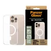 Cover PanzerGlass HardCase Transparent w. balta MagSafe iPhone 16 Pro Max