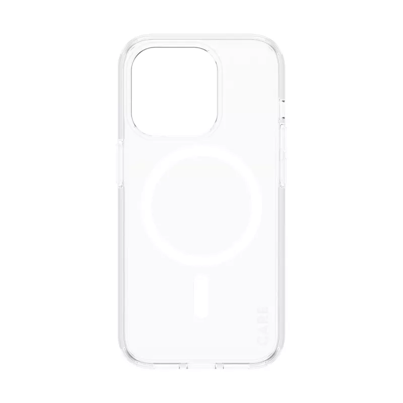 PanzerGlass CARE™ by ® Urban Combat Case caurspīdīgs ar baltu MagSafe iPhone 15 Pro
