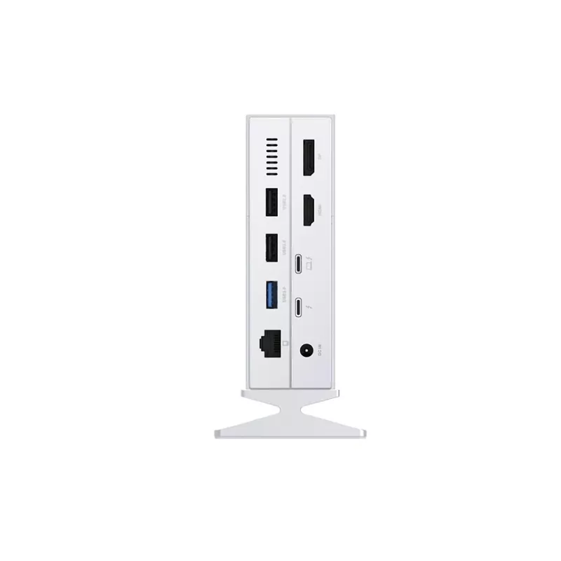 D-Link DUF-E01/E klēpjdatora dokstacija/portu replikators Vadu Thunderbolt 4 Balta
