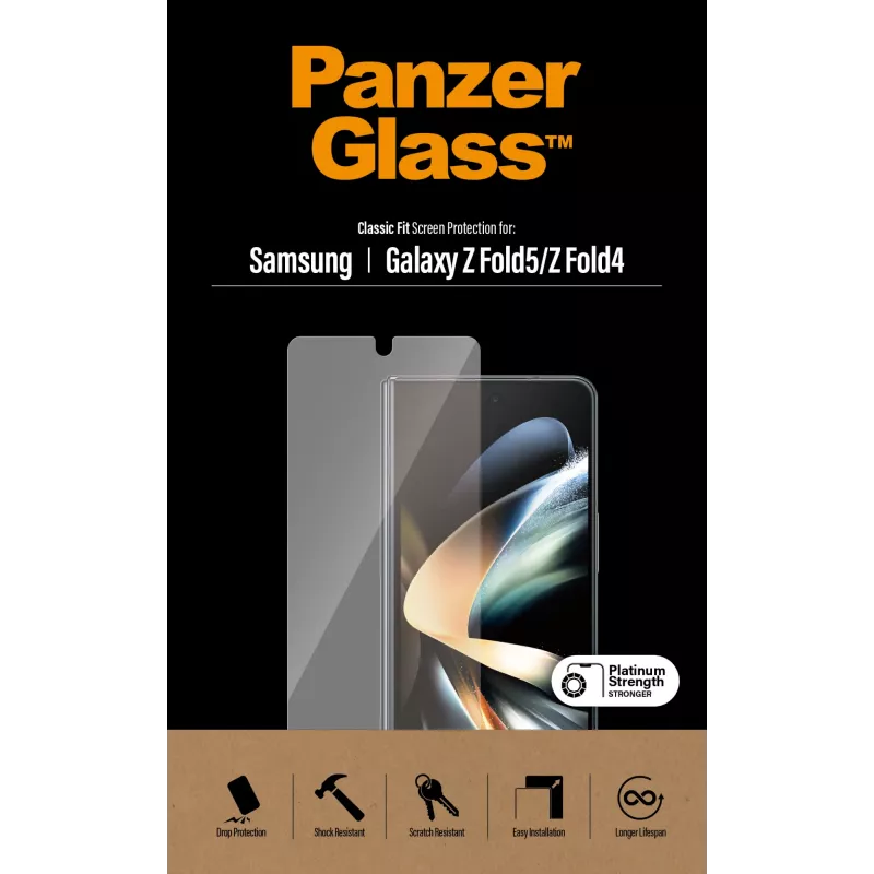 Ekrāna aizsargs PanzerGlass Samsung Galaxy Z Fold4 Antibakteriāls Izturīgs pret skrāpējumiem
