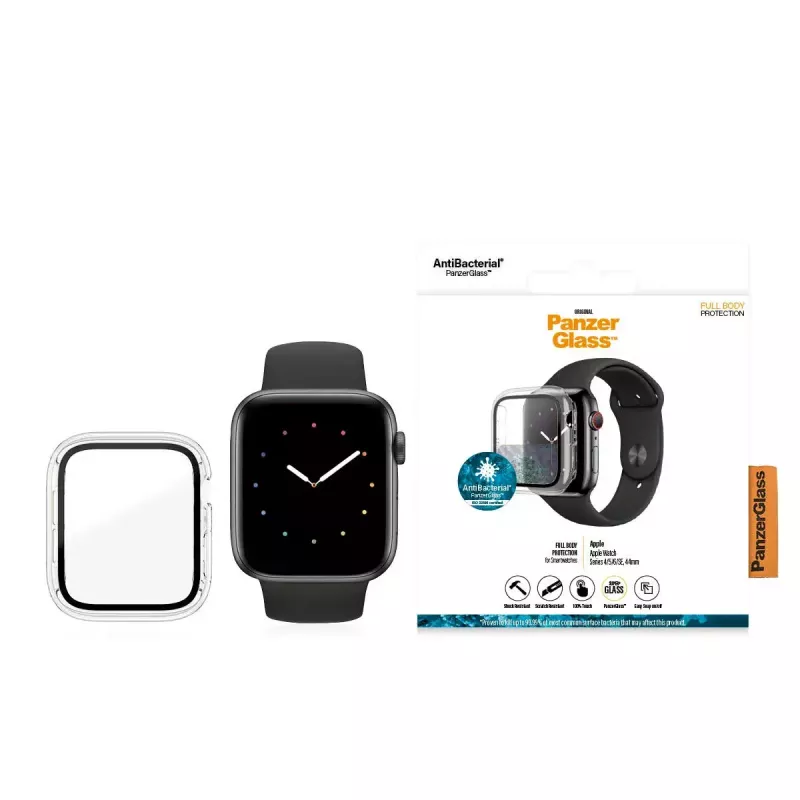PanzerGlass ® Full body vāciņš Transparent Apple Watch SE 3 | SE | 6 | 5 | 4 | 44mm