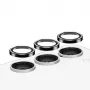 PanzerGlass Hoops kameras lēcu aizsargs Samsung Galaxy S23 FE melns izturīgs pret skrāpējumiem un triecieniem