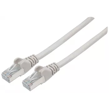 Intellinet tīkls komutācijas kabelis, Cat6A, 15m, pelēka, Copper, S/FTP, LSOH / LSZH, PVC, RJ45, Gold Plated Contacts, Snagless, Booted, Lifetime Warranty