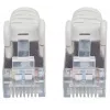 Intellinet tīkls komutācijas kabelis, Cat6A, 15m, pelēka, Copper, S/FTP, LSOH / LSZH, PVC, RJ45, Gold Plated Contacts, Snagless, Booted, Lifetime Warranty
