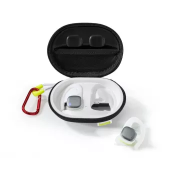 Hama Spirit Athletics austiņas True Wireless Stereo (TWS) ausu āķa sports Bluetooth balta, dzeltena