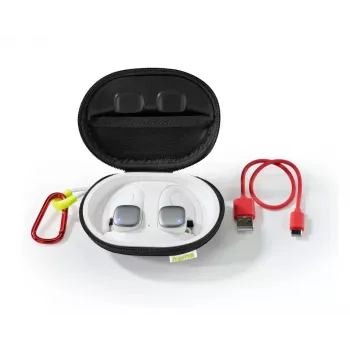 Hama Spirit Athletics austiņas True Wireless Stereo (TWS) ausu āķa sports Bluetooth balta, dzeltena