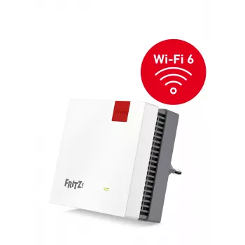 Repeater 1200 AX Edition International, Tīkla retranslators, 2400 Mbit/s, Wi-Fi, Ethernet LAN, Balts