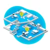 Repeater 1200 AX Edition International, Tīkla retranslators, 2400 Mbit/s, Wi-Fi, Ethernet LAN, Balts