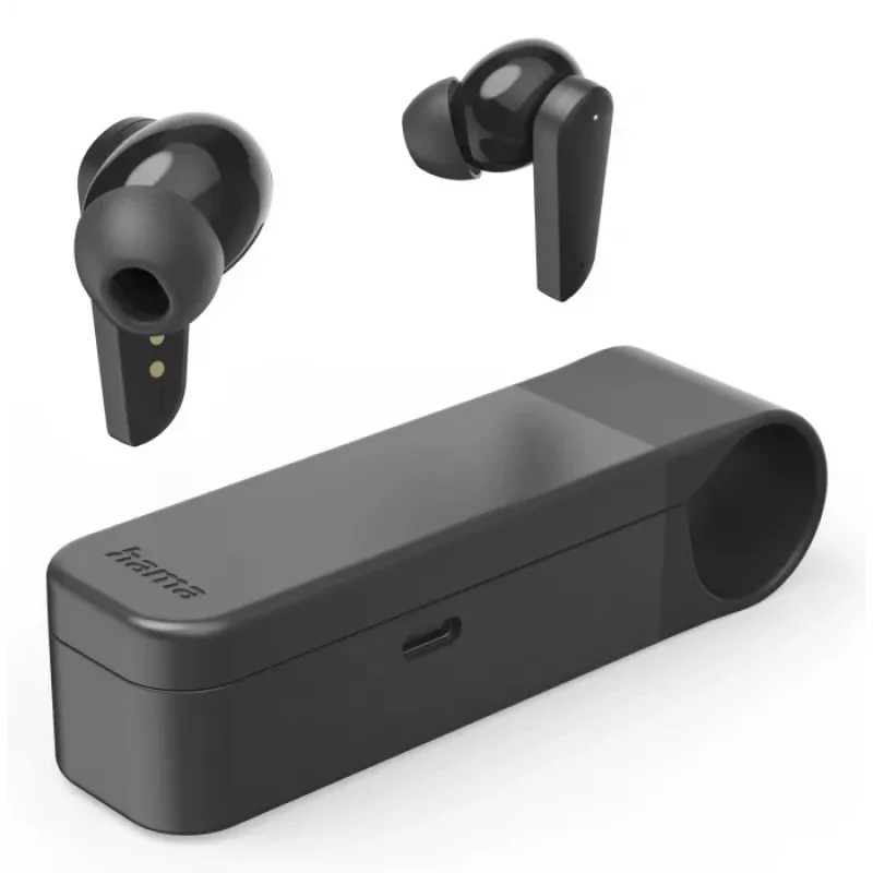 Hama Spirit Pocket II austiņas True Wireless Stereo (TWS) Ievietojamās Zvani/Mūzika Bluetooth Melns