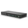 Lindy HDBaseT prezentācijas sistēma ar vadības paneli, 3840 x 2160 pikseļi, AV raidītājs un uztvērējs, 70 m, vadu, melna, balta, HDCP