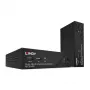 Lindy 100m Cat.6 Dual Head HDMI, USB un RS-232 pagarinātājs, Raidītājs un uztvērējs, Vadu, 100 m, Cat6, 1920 x 1080 pikseļi, Melns