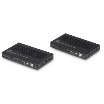 Lindy 100m Cat.6A HDMI 4K60, Audio, IR un RS-232 HDBaseT 3.0 KVM paplašinātājs