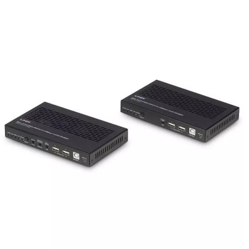 Lindy 100m Cat.6A HDMI 4K60, Audio, IR un RS-232 HDBaseT 3.0 KVM paplašinātājs