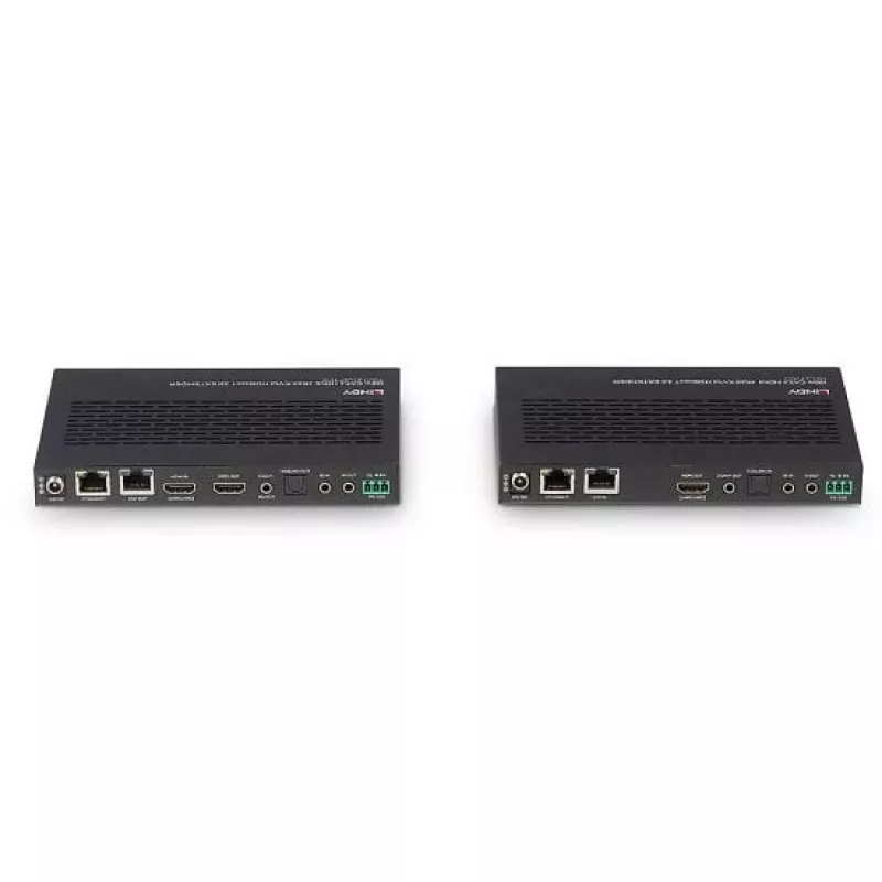 Lindy 100m Cat.6A HDMI 4K60, Audio, IR un RS-232 HDBaseT 3.0 KVM paplašinātājs