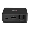 Lindy 2 Port Type C, DisplayPort 1.2 KVM Switch, 3840 x 2160 pikseļi, 4K Ultra HD, pelēks