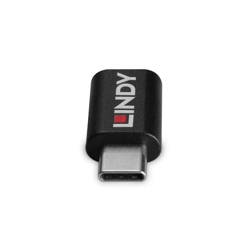 Lindy USB 3.2 Type C to C 100W datu bloķētājs, USB Type C, USB Type C, melns
