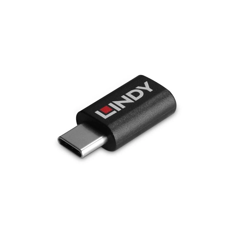 Lindy USB 3.2 Type C to C 100W datu bloķētājs, USB Type C, USB Type C, melns